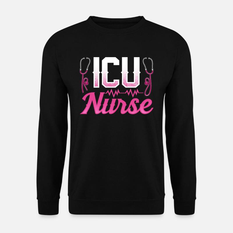 Intensivkrankenschwester Intensivpflege Intensiv - Unisex Pullover - Schwarz