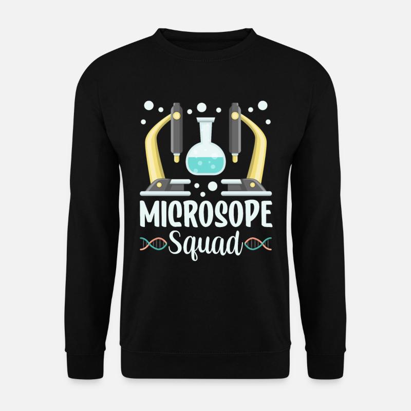 Microscope Team Dictons Microscopes Microscopes - Sweat-shirt Unisexe - noir