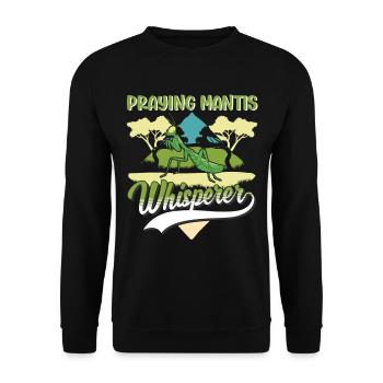 Praying mantis whisperer Mantis Mantis Mantis Mantis - Unisex Sweatshirt - black - Front - Alina (178cm) & Michal (187cm)