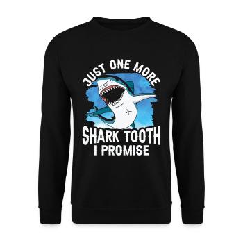 Une seule autre dent de requin promise aux requins dents de requin - Sweat-shirt Unisexe - noir - Devant - Alina (178cm) & Michal (187cm)