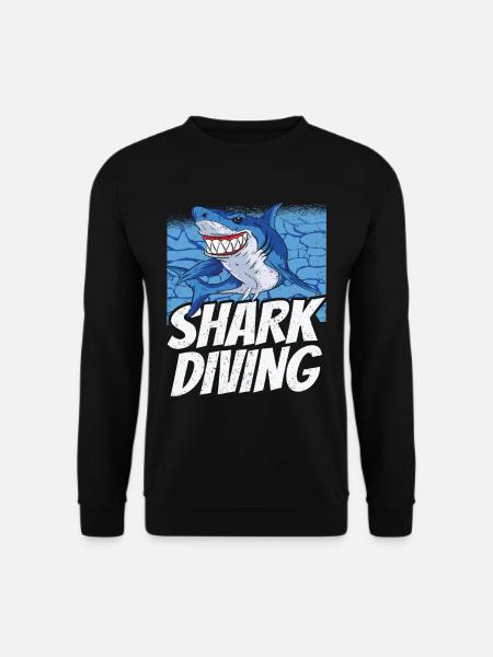 Plongée avec les requins Plongée avec les requins - Sweat-shirt Unisexe - noir