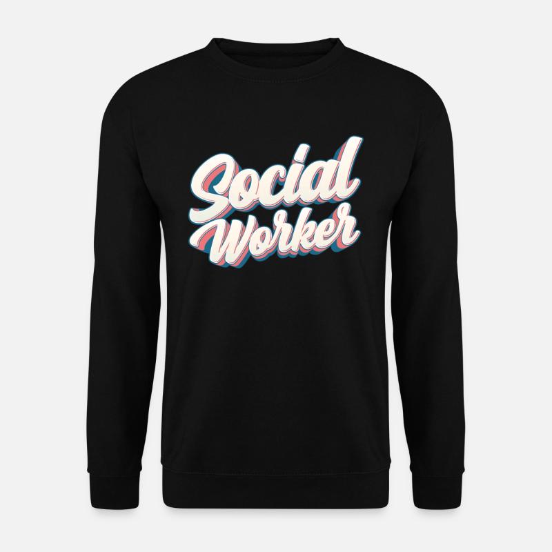 Sozialarbeiterin Sozialarbeiter Sozialarbeit Beruf - Unisex Pullover - Schwarz