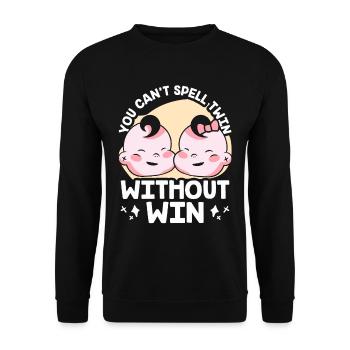 Gemini Sarcastic Humor Gemini Funny - Unisex Sweatshirt - black - Front - Alina (178cm) & Michal (187cm)