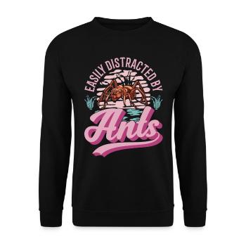 Ants Ant Farm Anthill Fire Ants - Unisex Sweatshirt - black - Front - Alina (178cm) & Michal (187cm)