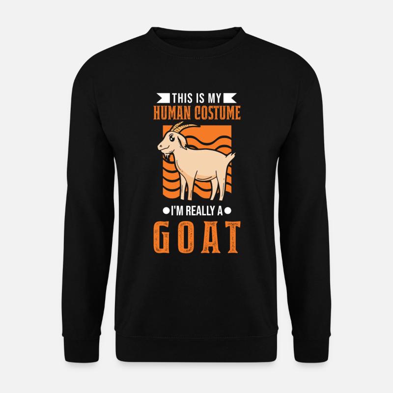 Goats Human Costume Halloween - Unisex Sweatshirt - black