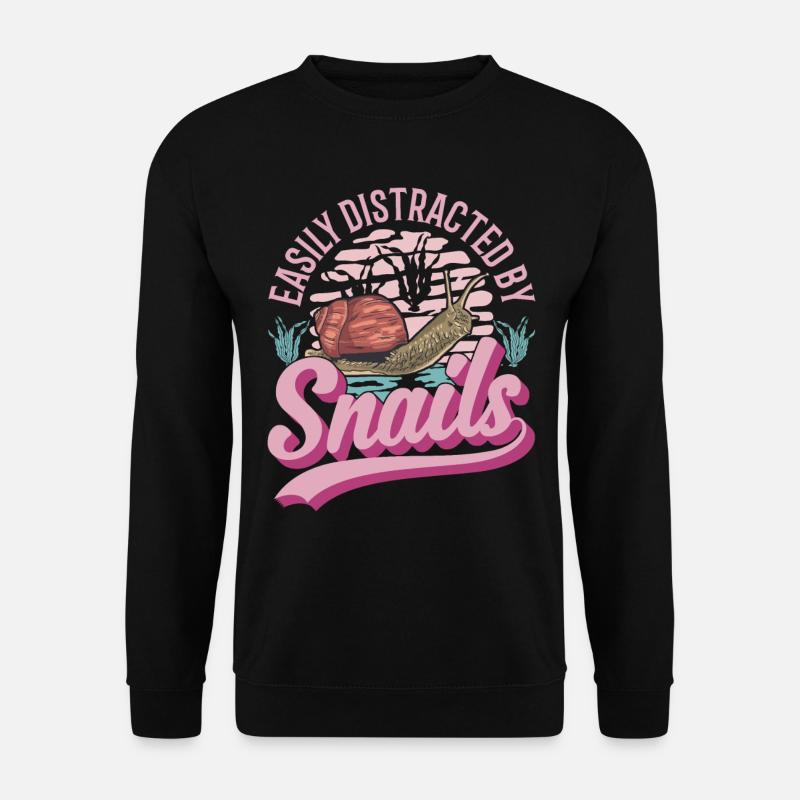 Snail Gift Vineyard Snail - Unisex Sweatshirt - black