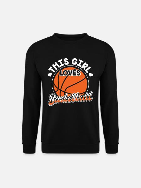 Cette fille aime le basketteur - Sweat-shirt Unisexe - noir