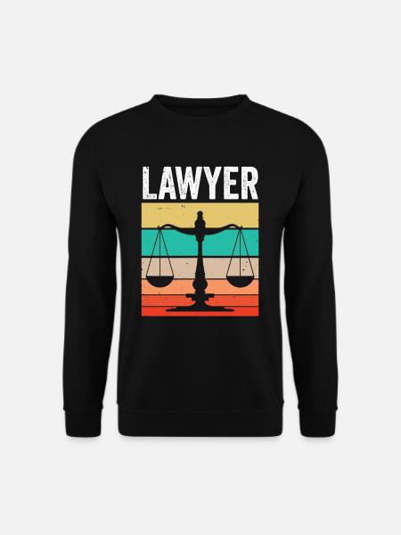 Rechtsanwalt Abschluss Jurist Jura - Unisex Pullover - Schwarz