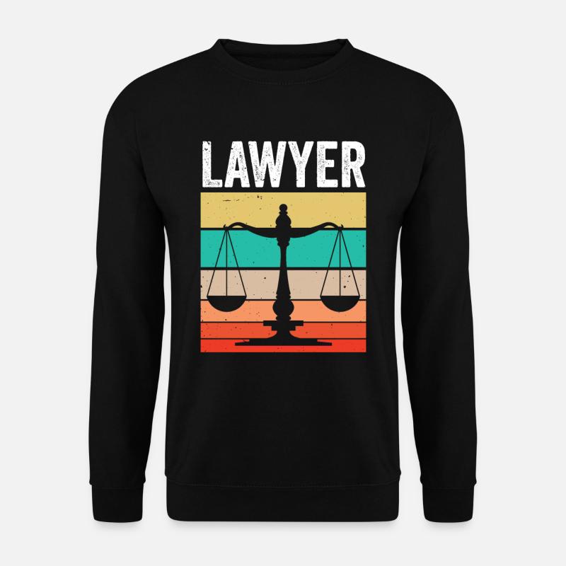 Lawyer Degree in Law - Unisex Sweatshirt - black