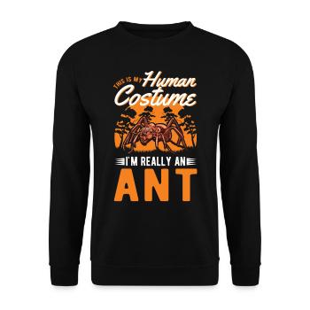 Ants Ant Farm Anthill Fire Ants - Unisex Sweatshirt - black - Front - Alina (178cm) & Michal (187cm)
