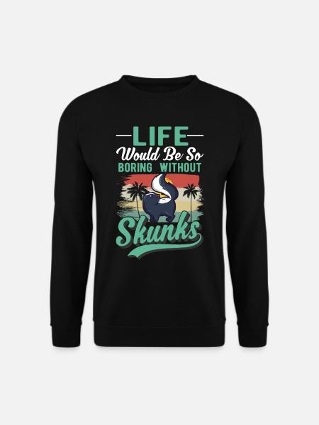 Cadeau Skunk - Sweat-shirt Unisexe - noir