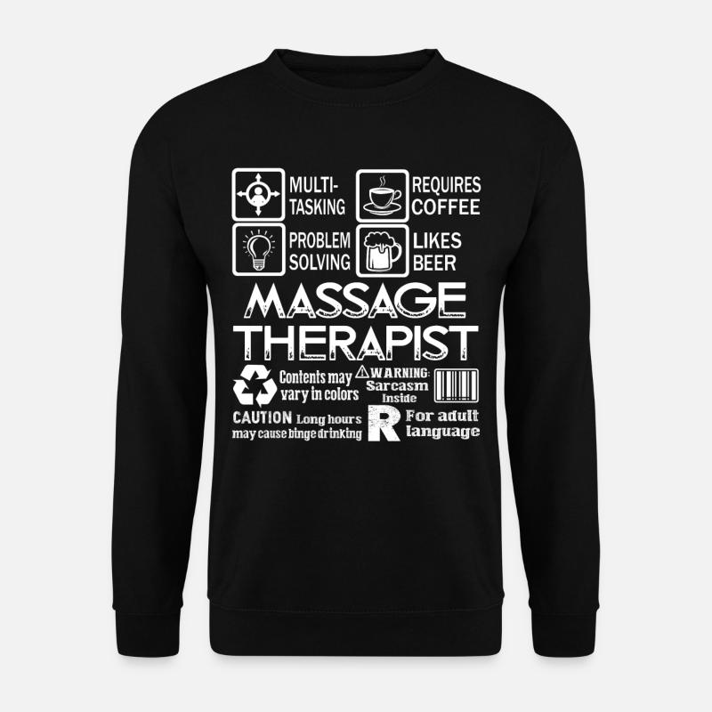 Massage Therapist Multitasking Job - Unisex Sweatshirt - black