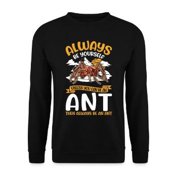 Ants Ant Farm Anthill Fire Ants - Unisex Sweatshirt - black - Front - Alina (178cm) & Michal (187cm)