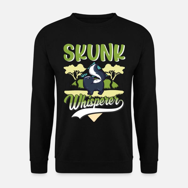 Skunk Whisperer - Unisex Sweatshirt - black