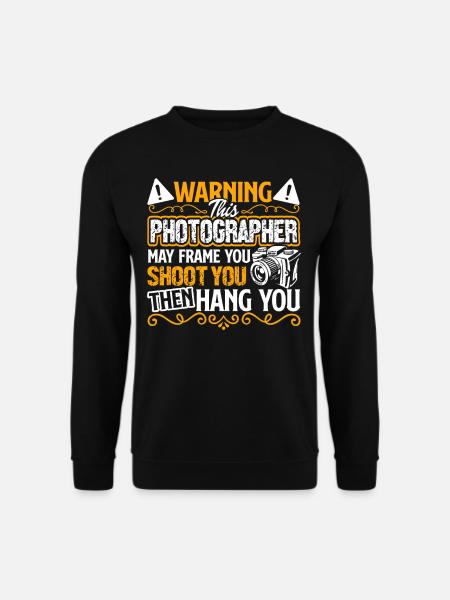 Photographer Photographer Frame Shoot Hang - Unisex Sweatshirt - black