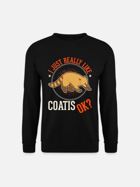 J’aime juste les coatis - Sweat-shirt Unisexe - noir