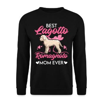 Meilleur(e) Lagotto Romagnolo Mama - Sweat-shirt Unisexe - noir - Devant - Alina (178cm) & Michal (187cm)