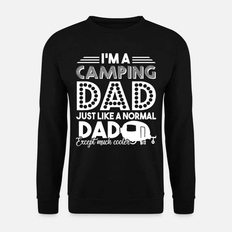 Camping Camping Dad Cooler - Unisex Sweatshirt - black