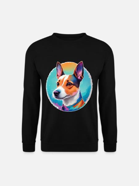 Jack Russel Hund Lieblingshund & treuer Begleiter - Unisex Pullover - Schwarz