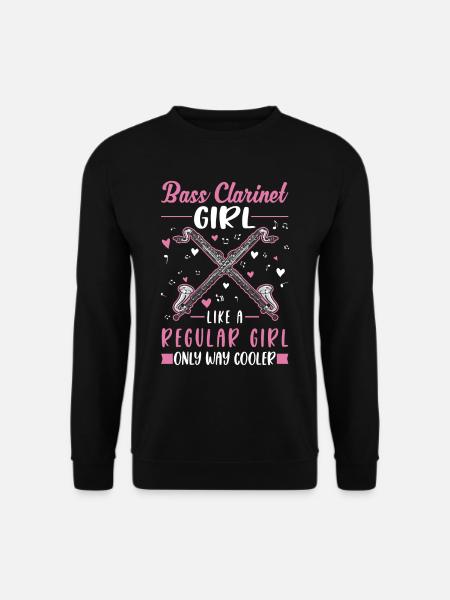 Clarinettiste basse - Sweat-shirt Unisexe - noir