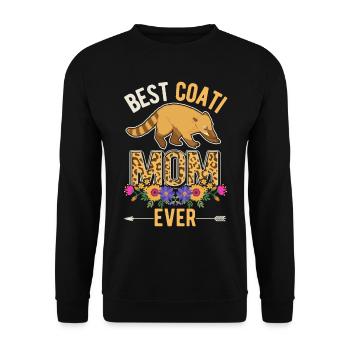 Meilleure maman coati - Sweat-shirt Unisexe - noir - Devant - Alina (178cm) & Michal (187cm)