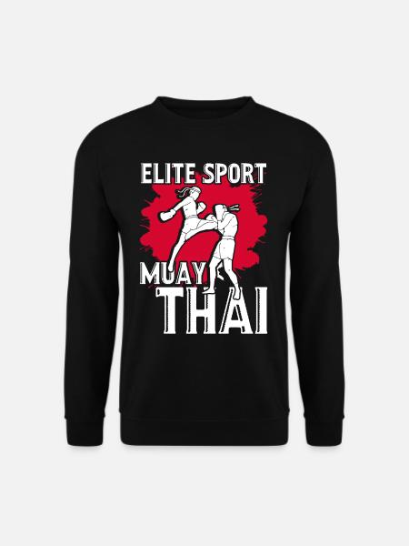 Muay Thai Elite Sport Muay Thai - Unisex Sweatshirt - black