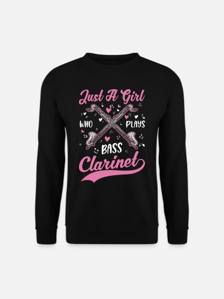 Clarinettiste basse - Sweat-shirt Unisexe - noir