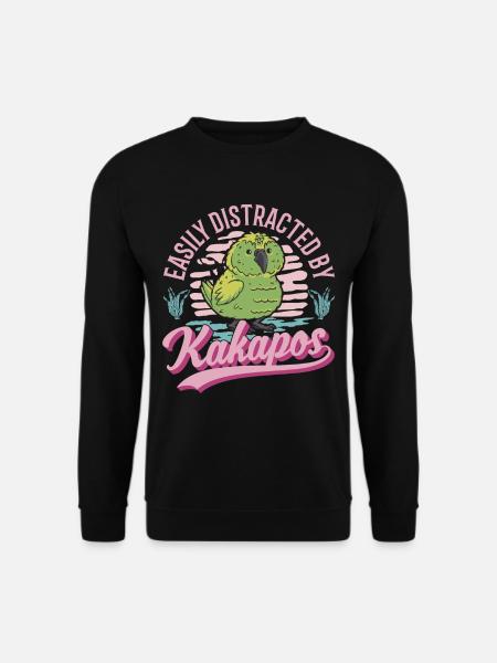 Facilement distrait par Kakapos - Sweat-shirt Unisexe - noir