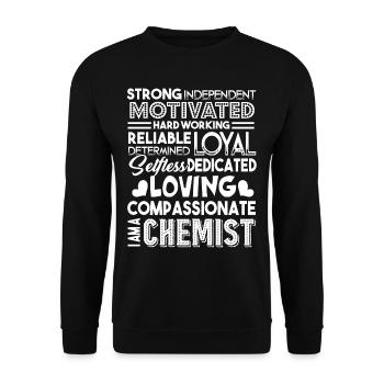 Accountant I'm An Accountant - Unisex Sweatshirt - black - Front - Alina (178cm) & Michal (187cm)