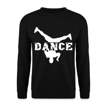 Breakdance I Love Breakdance - Unisex Sweatshirt - black - Front - Alina (178cm) & Michal (187cm)