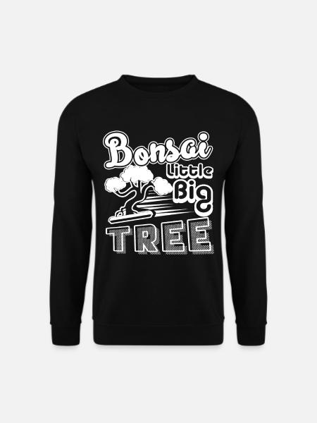 Bonsai Bonsai Little Big Tree - Unisex Sweatshirt - black