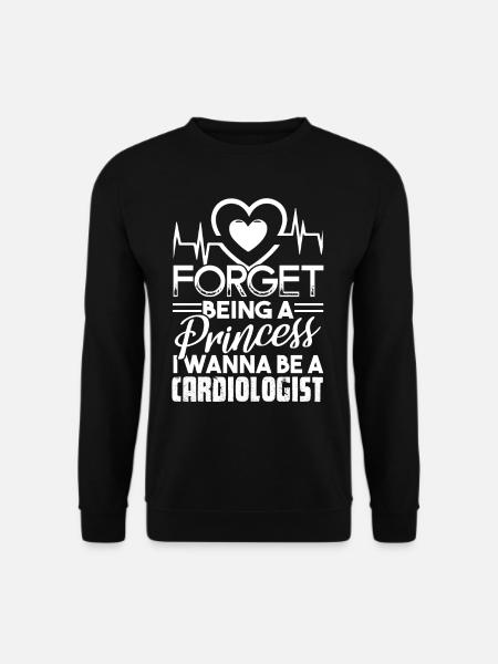 Cardiologist Wanna Be A Cardiologist - Unisex Sweatshirt - black
