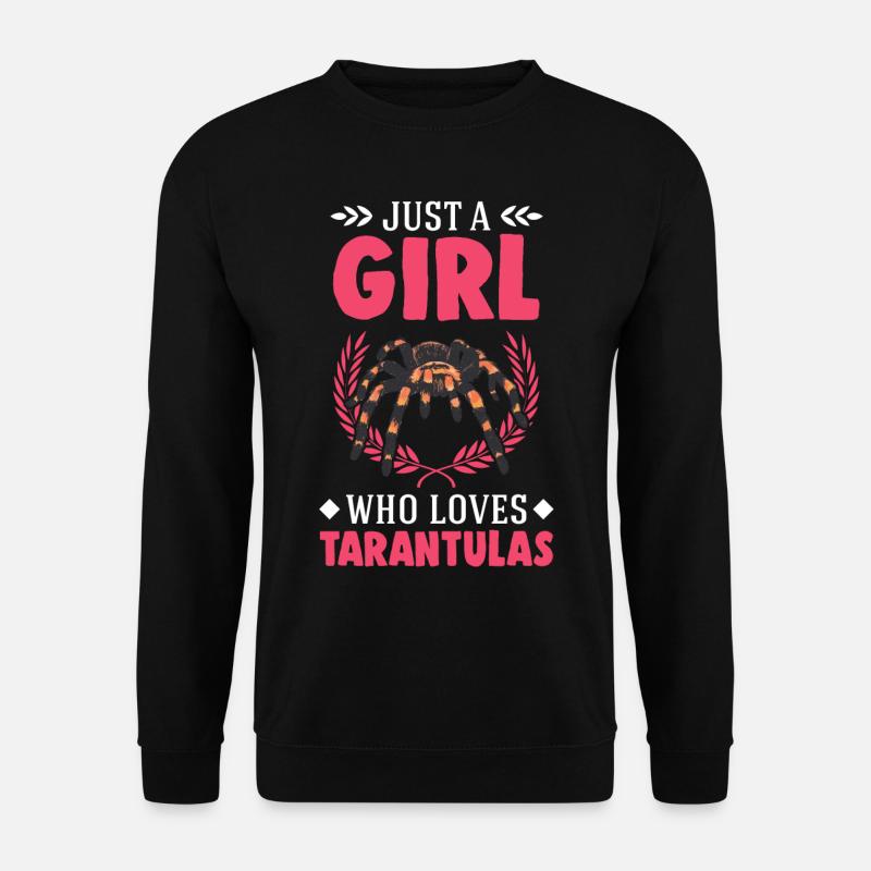 Tarantel Mädchen Tarantula Fille - Sweat-shirt Unisexe - noir