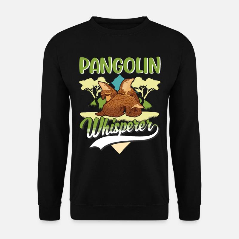 Pangolin Whisperer Pangolin - Unisex Sweatshirt - black