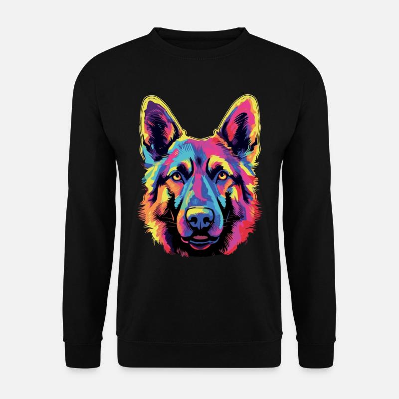 Deutscher Schäferhund Color - Unisex Pullover - Schwarz