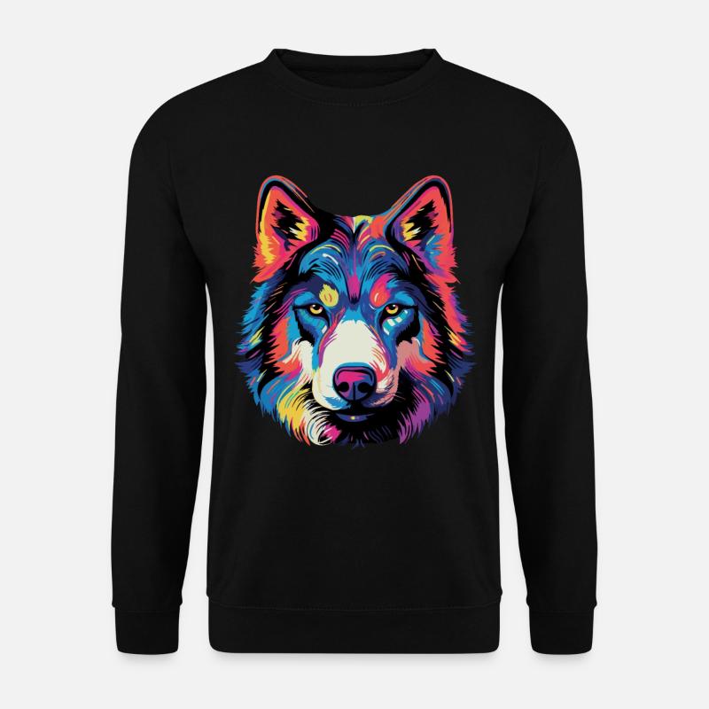 Siberian Husky gift - Unisex Sweatshirt - black