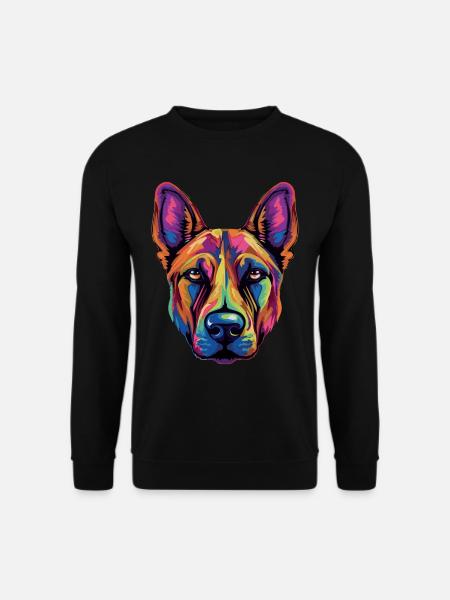 Berger Belge Malinois - Sweat-shirt Unisexe - noir