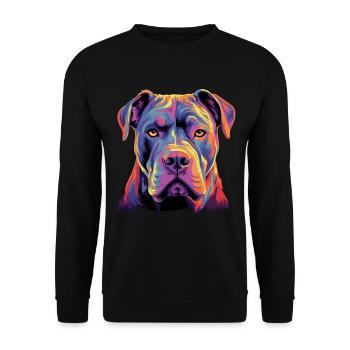 Presa Canario Cane Corso Dogo Canario - Sweat-shirt Unisexe - noir - Devant - Alina (178cm) & Michal (187cm)