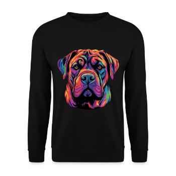 Presa Canario Cane Corso Dogo Canario - Sweat-shirt Unisexe - noir - Devant - Alina (178cm) & Michal (187cm)