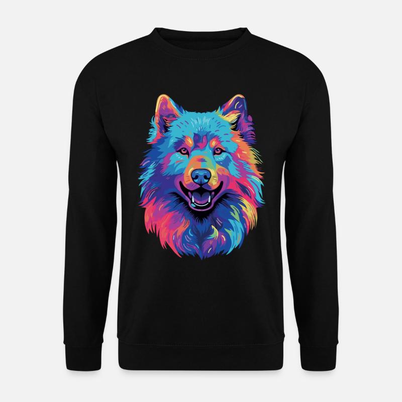 Samoyed Sled Dog Samoyeds - Unisex Sweatshirt - black