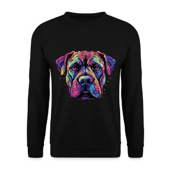 Presa Canario Cane Corso Dogo Canario - Sweat-shirt Unisexe - noir - Devant - Alina (178cm) & Michal (187cm)