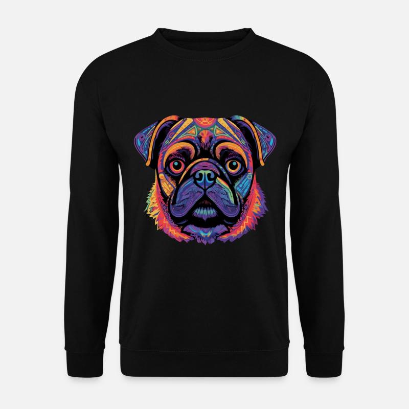 Pug Gift - Unisex Sweatshirt - black