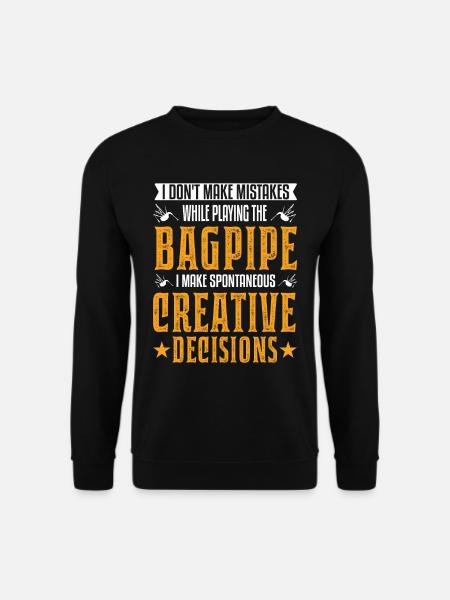Bagpipes: Creative Choices - Unisex Sweatshirt - black