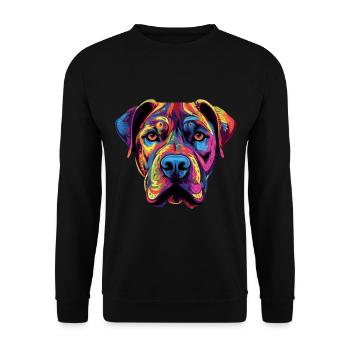 Presa Canario Cane Corso Dogo Canario - Sweat-shirt Unisexe - noir - Devant - Alina (178cm) & Michal (187cm)