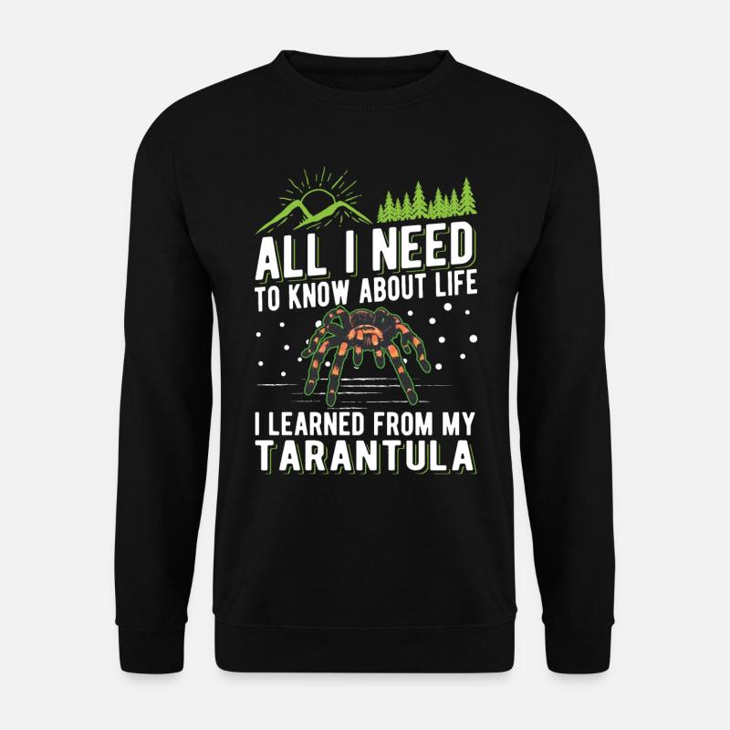 Tarentule Araignée Tarentule - Sweat-shirt Unisexe - noir