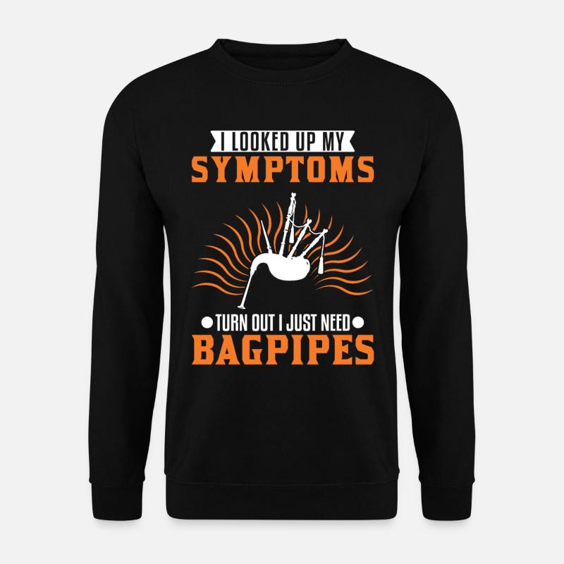 Bagpipes Bagpiper - Unisex Sweatshirt - black