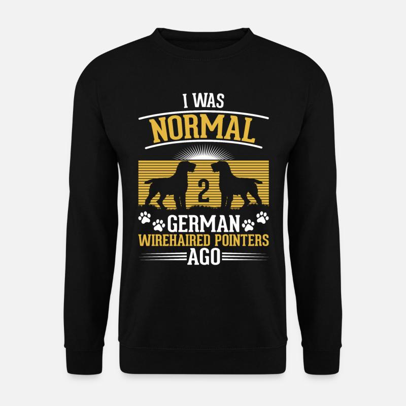 Deutsch Drahthaar Geschenk Besitzer - Unisex Pullover - Schwarz