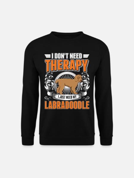Labradoodle Therapy - Unisex Sweatshirt - black