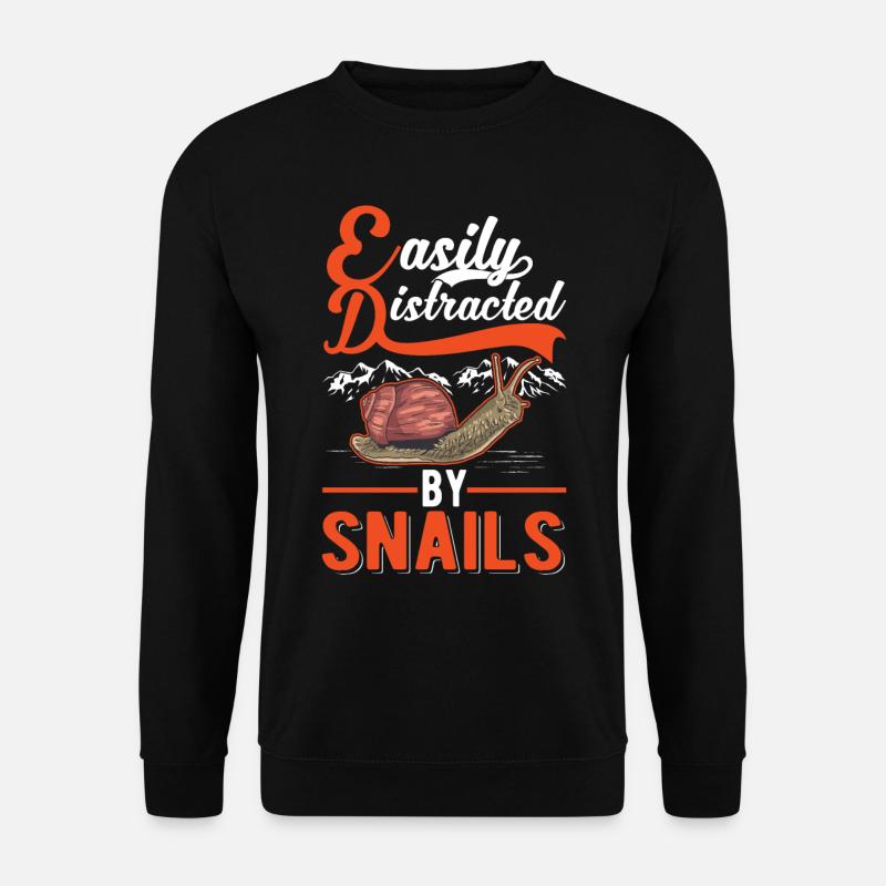 Snail Gift Vineyard Snail - Unisex Sweatshirt - black