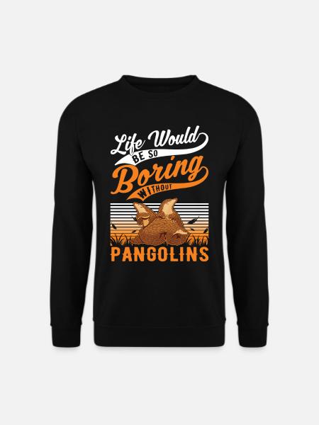 Pangolin Gift Pangolin - Unisex Sweatshirt - black